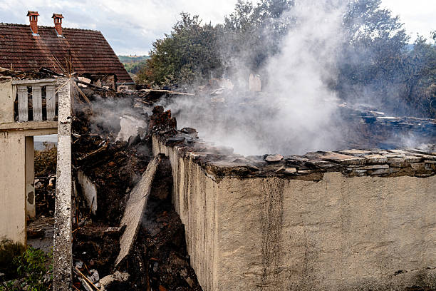 Professional Fire Damage Restoration technician working in Chanhassen, MN